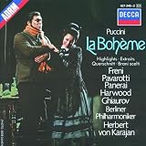Puccini - La Bohème / Freni, Pavarotti, Harwood, Berlin Phil., Karajan [Highlights]