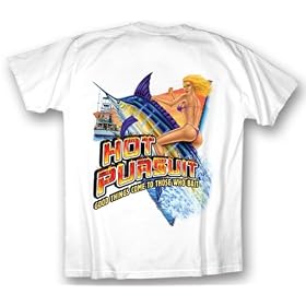 Hot Pursuit Marlin Fishing T-shirts