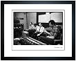 Dave Brubeck Takes Five in the Control Booth, 1959 - Fine Art Print Dave Brubeck Takes Five in the Control Booth, 1959 - Fine Art Print