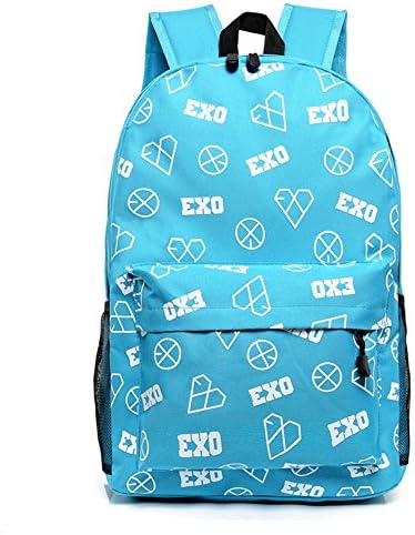 BagFamily® News EXO Style Cavans Bagpack Both men and women backpack Randoseru Light Blue