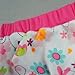 Fitwarm Washable Pink Floral Female Pet Dog Diaper Sanitary Pants Season Heat Nappies Clothes Apparel, X-Small