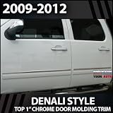 2009-2012 Chevy Silverado Ext. Cab 1 Chrome Door Molding Trim 