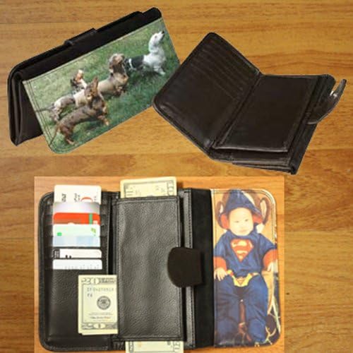 Personalization Full Color Sublimation Print Checkbook Wallet