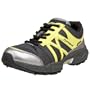 Icebug Women's Attla BUGrip Running Shoe,Carbon/Lemon,9 M