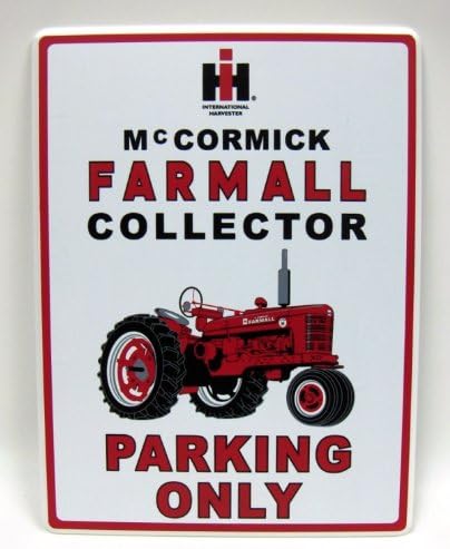 Farmall Collector Parking Only Wood Sign 11x15"