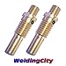 WeldingCity 2-pk Gas Diffusers 52 for Lincoln Magnum and Tweco #2/#3 MIG Welding Guns