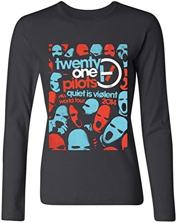 SDUAE Women's Twenty One Pilots Mask Long Sleeve T Shirt