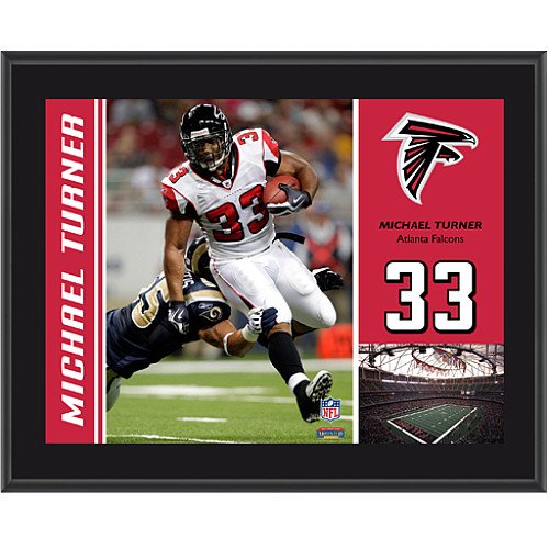 Mounted Memories Atlanta Falcons Michael Turner 10.5 x 13 Sublimated Plaque