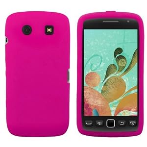 Silicone Skin Cover for BlackBerry Torch 9850 9860, Hot Pink
