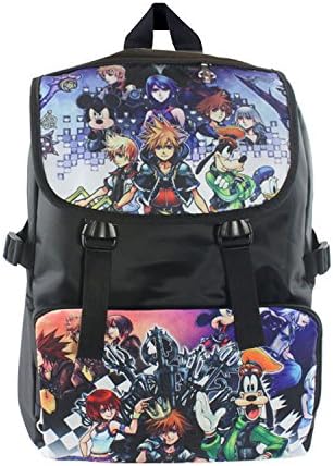 Anime Kingdom Hearts Figures Backpacks Student School Bags Computer Backpack