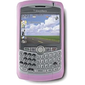 BlackBerry Rubberized Skin for 8300 Curve (Pink)