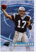 Carolina Panthers (Jake Delhomme) Sports Poster Print - 24" X 36"