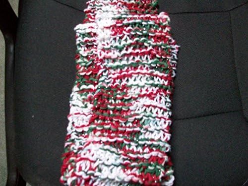 Fine Crafts 625CRO Colorful knitted christmas colored scarf