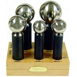 5pc Dapping Punch Set Jewelers Metalsmith Forming Tool