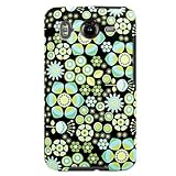 Hard Snap on Plastic RUBBERIZED With NEON FLORAL Design Sleeve Faceplate Co ....