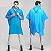 Loritta Adult Bicycle Bike Rain Coat Hooded Rain Poncho with Snaps, Set of 2