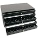 5 Drawer Jewelry Organizer Display Case 250 Gem Jars