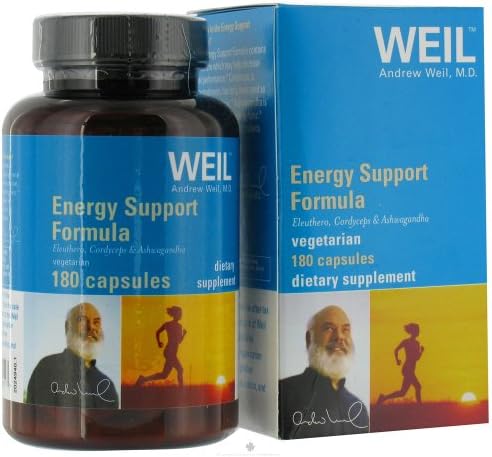 Weil Nutritional Energy Support Formula, Vegi-Caps, 180-Count Bottle
