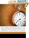 The Canon: An Exposition of the Pagan Mystery Perpetuated in the Cabala as the Rule of All the Arts
