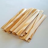 12" X 1" Paint Paddle Stirring Stick Hard Wood Resin Epoxy Gelcoat Latex 100/box