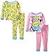 Despicable Me Little Girls' Despicable Love 4-Piece Pajama Set