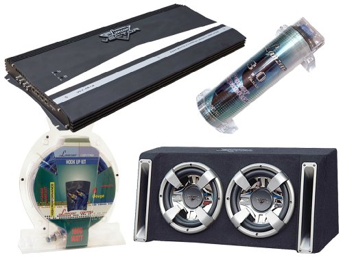 Lanzar Full Amplifier, Subwoofer, Capacitor Installation Package  VCT2610 