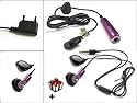 HPM-64 VIOLETT METALIC Stereo Kopfhörer für Sony Ericsson 
W580i+Überraschungsgeschenk