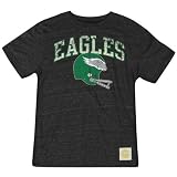 Philadelphia Eagles Retro Sport Button Hook Tri-Blend T-Shirt
