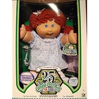 Cabbage Patch Limited Edition 25th Anniversary Doll Red Hair in Blue Butterfly Dress