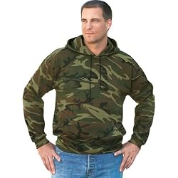 Code V 7.5 oz. Camouflage Hooded Pull-over sweatshirt