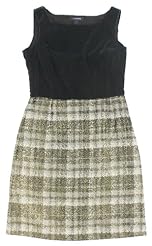 Petite A-line Princess Seams   Waistline Sleeveless General Print Above the Knee Polyester/Tweed/Velvet  Dress