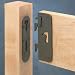 Locking Safety Bed Rail Brackets, Full Set