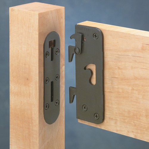 Locking Safety Bed Rail Brackets Full SetB001DSZWNI