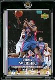2007-08 Upper Deck First Edition # 130 Chris Webber - NBA Basketball Trading Card in a Protective Display Case