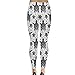 CowCow Womens Black Sea Turtles Pattern Leggings