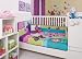 Baby Girls Purple Sweet Garden Crib Bedding Set 6 Pcs