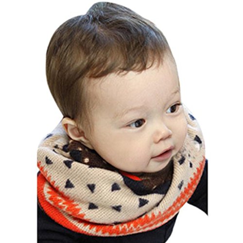FEITONG Winter Kids Infant Boys Girls Scarf Cartoon Warm Scarves