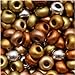 Jablonex Czech Glass Seed Beads Size 6/0 (1 Ounce) (Supra Metallic Mixed, 8/0)