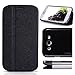 Nillkin Fresh Style Mix Flip Pu Leather Cover Hard Case for Samsung Galaxy Grand Neo I9060 Galaxy Grand Lite Samsung Galaxy Grand Duos i9082 i9080 i9060 (Black)