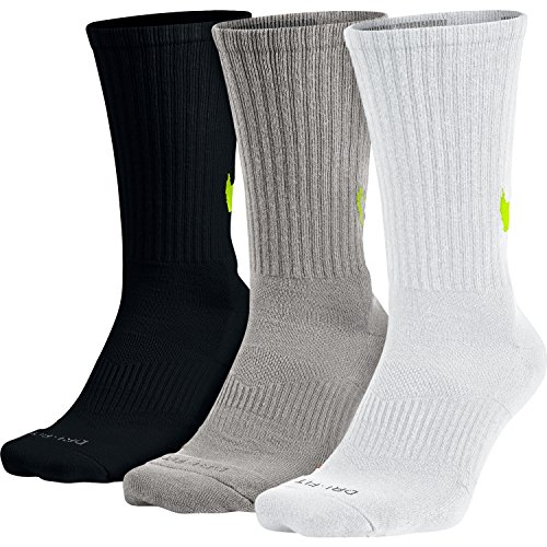 Nike Dri-FIT Cotton Swoosh HBR Crew Socks 3 Pack