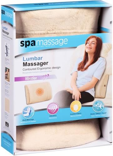 Spa Massage Lumbar Massager, Beige.