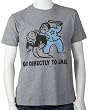 Junk Food Men's "Go Directly to Jail" Tee
