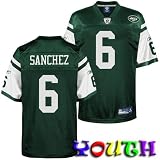 Mark Sanchez Youth Jersey: Reebok Green Replica #6 New York Jets Jersey