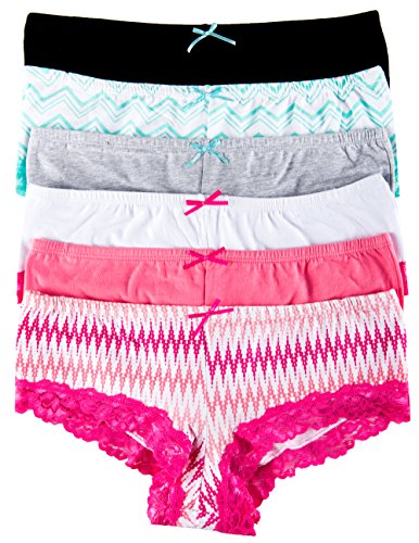 3 or 6 Pack Body Embrace Women's Cotton Hipsters