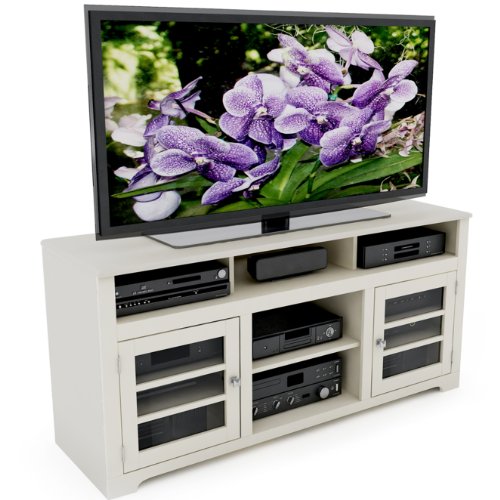B-612-BWT West Lake 60-Inch Television Bench, Warm White