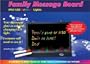 Family Message Board with LED Rainbow Lights