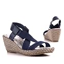 Damen Schuhe, PUMPS, KEIL STRETCH, 316-18, Synthetik in hochwertiger Leder Optikund Stretch