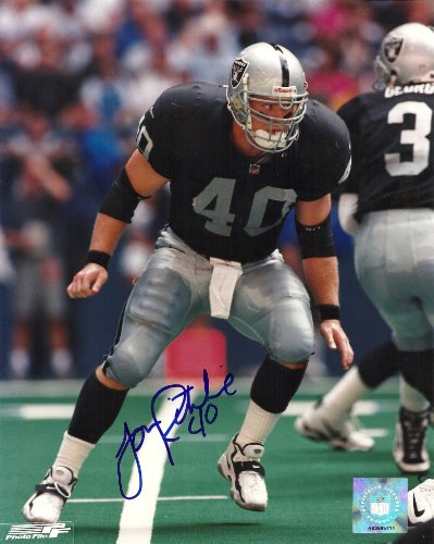 JON RITCHIE,OAKLAND RAIDERS,STANFORD CARDINALS,SIGNED,AUTOGRAPHED,8X10 PHOTO,COA, RARE HARD PHOTO TO FIND