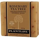 Rosemary Tea Tree 100% Pure and Natural Aromatherapy Herbal Soap- 4 oz (113g)