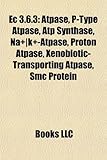EC 3.6.3: Atpase, P-Type Atpase, Atp Synthase, Na+]k+-Atpase, Proton Atpase, Xenobiotic-Transporting Atpase, Smc Protein-